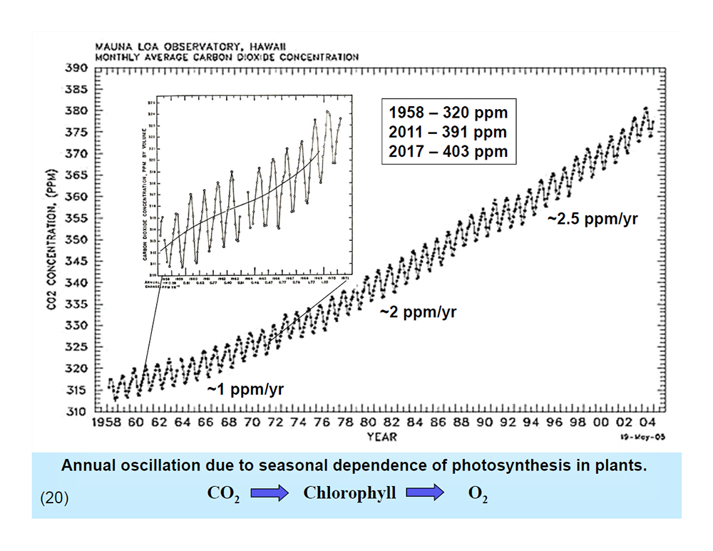 Monthly Average CO2 Concentration