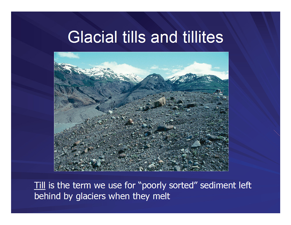 Glacial tills and tillites
