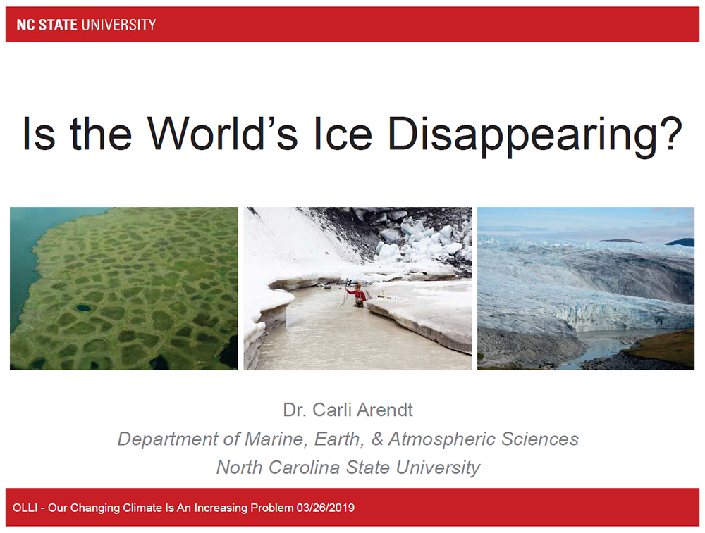 Is the Worlds Ice Disappearing?
